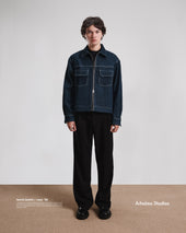Lanvin Denim Boxy Double Zip Jacket