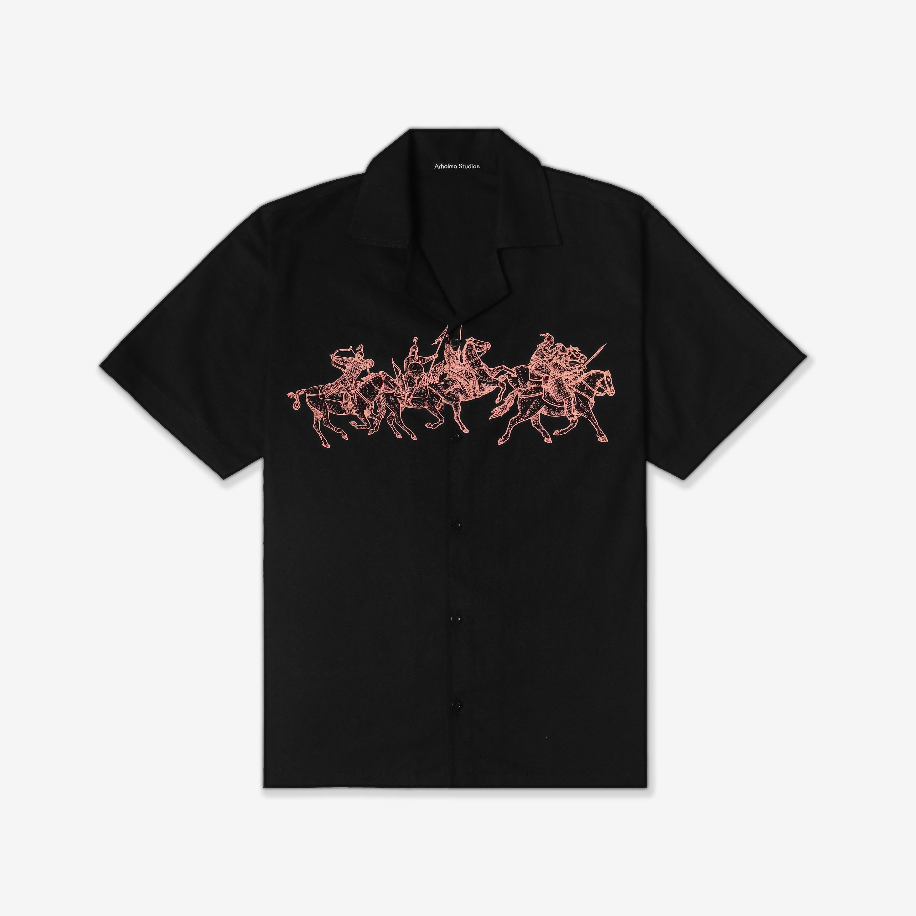 Oversized Shirt Cavalry Black
