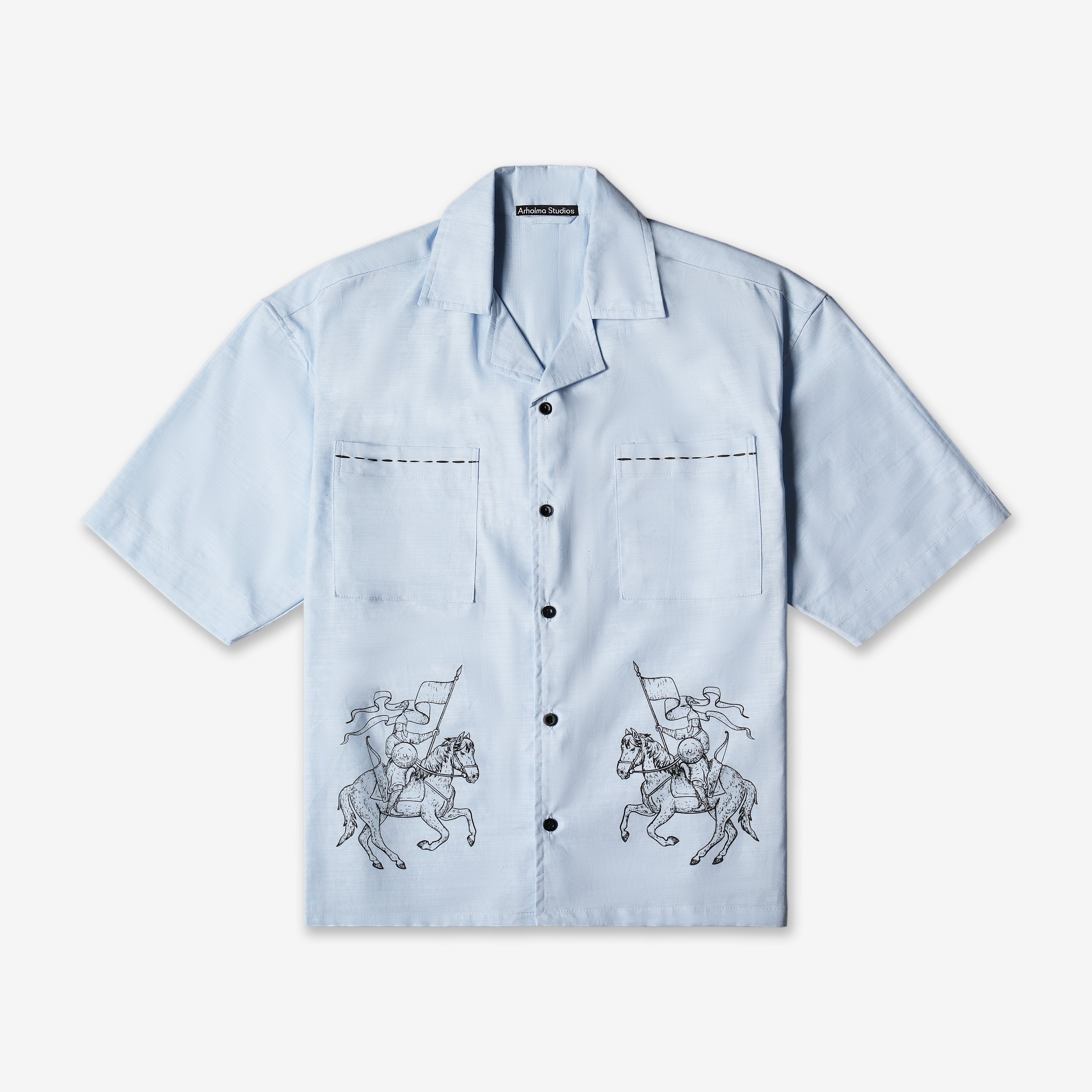 Boxy Shirt Icarus Vista Blue