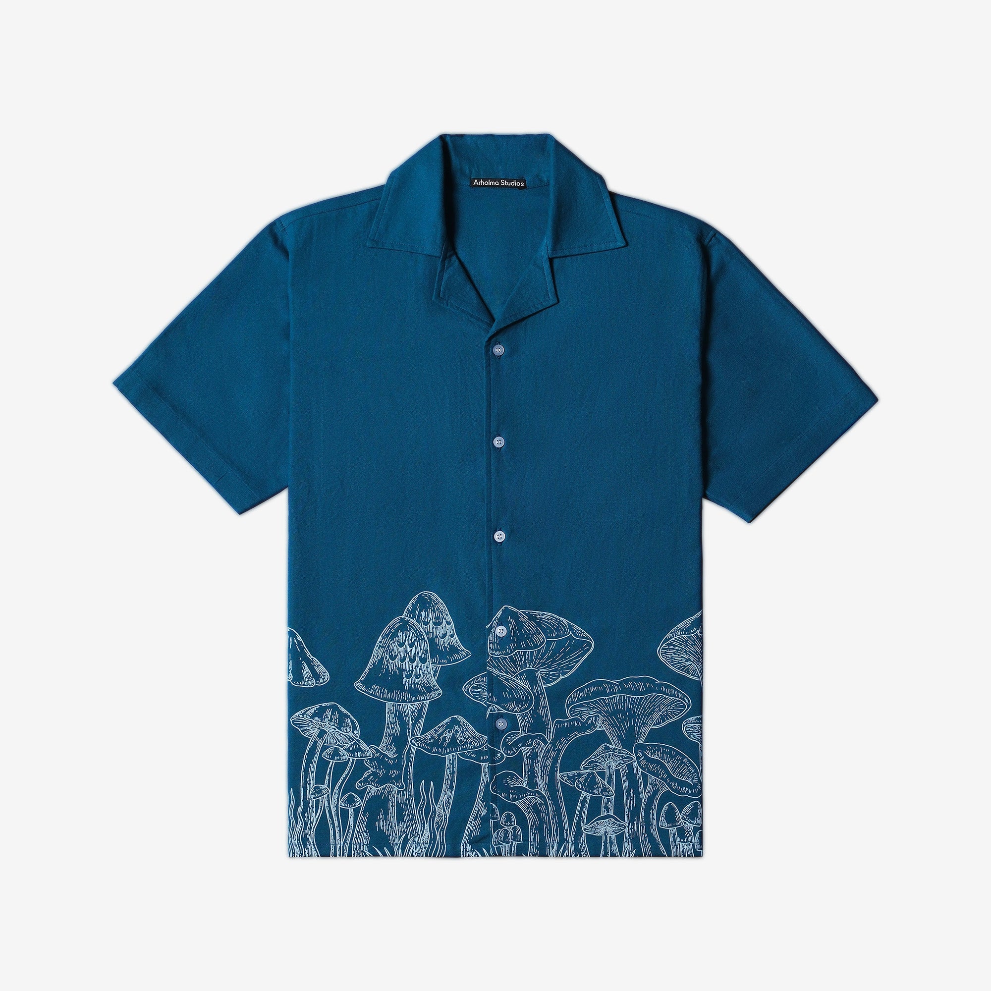 Mushroom Oversized Shirt Turqouise