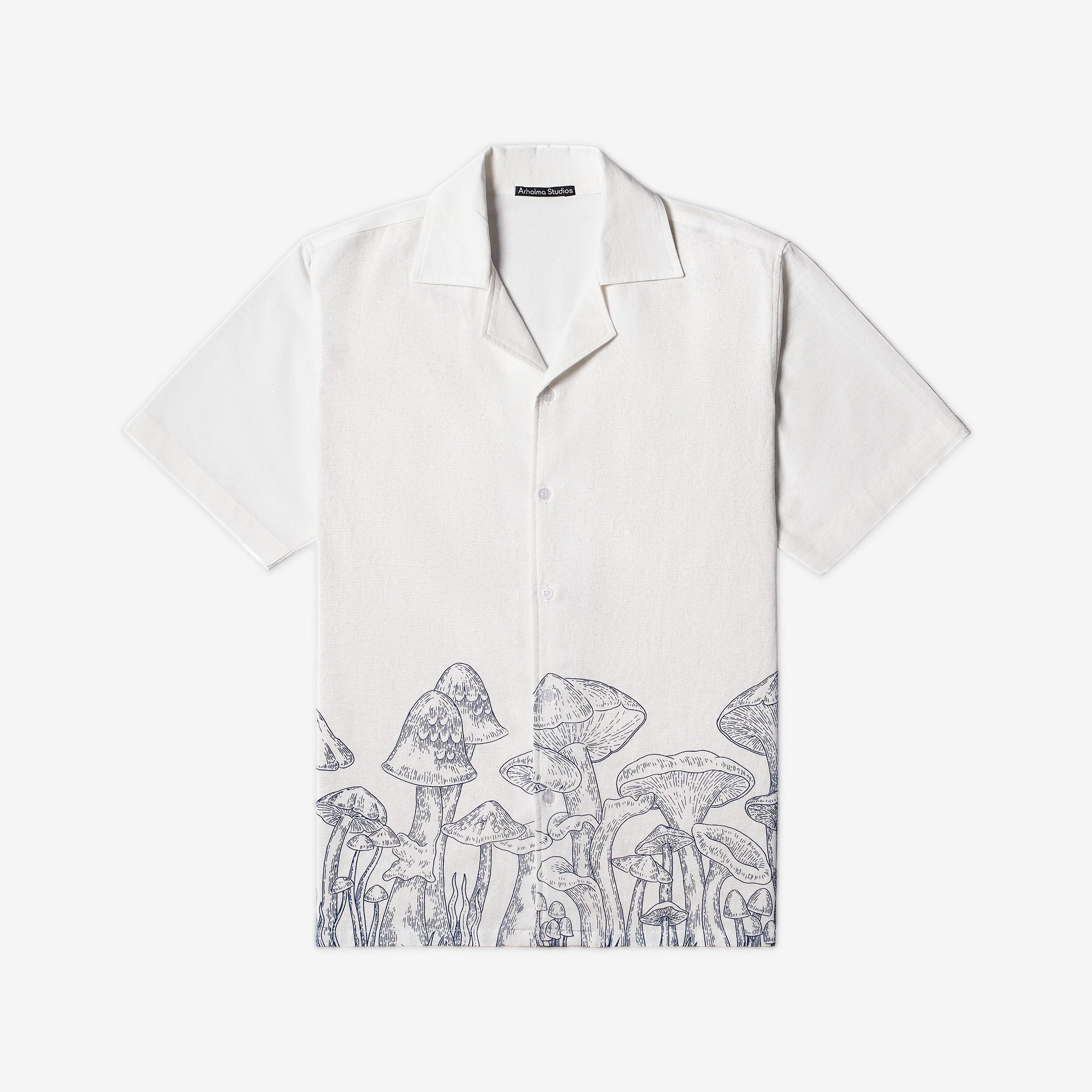 Mushroom Oversized Shirt White