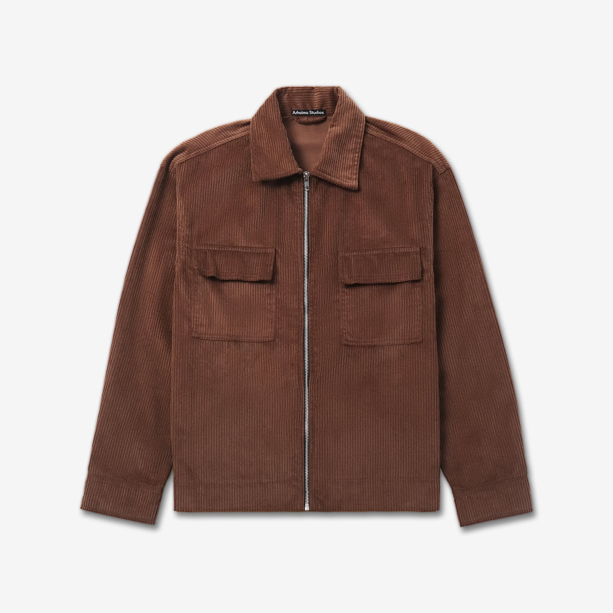 Arholma Studios - Corduroy Zip Jacket 'Hiraeth' Brown