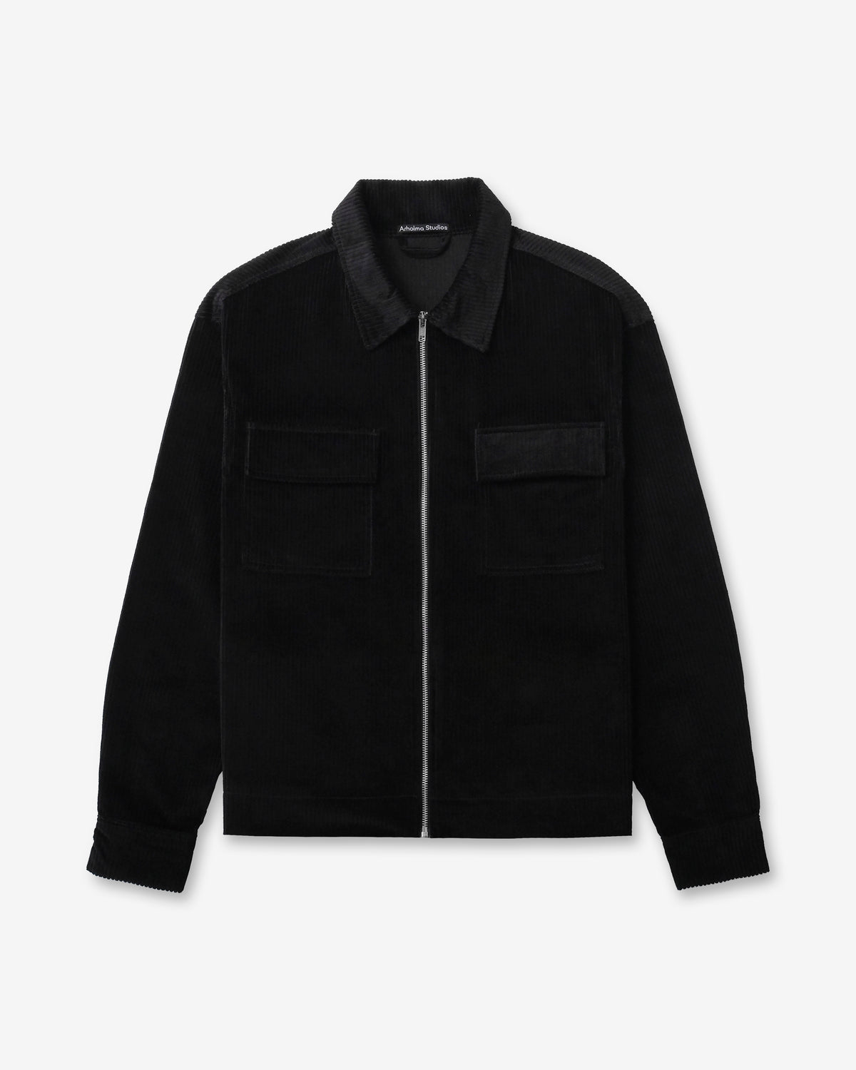 Arholma Studios - Corduroy Zip Jacket 'Hiraeth' Black