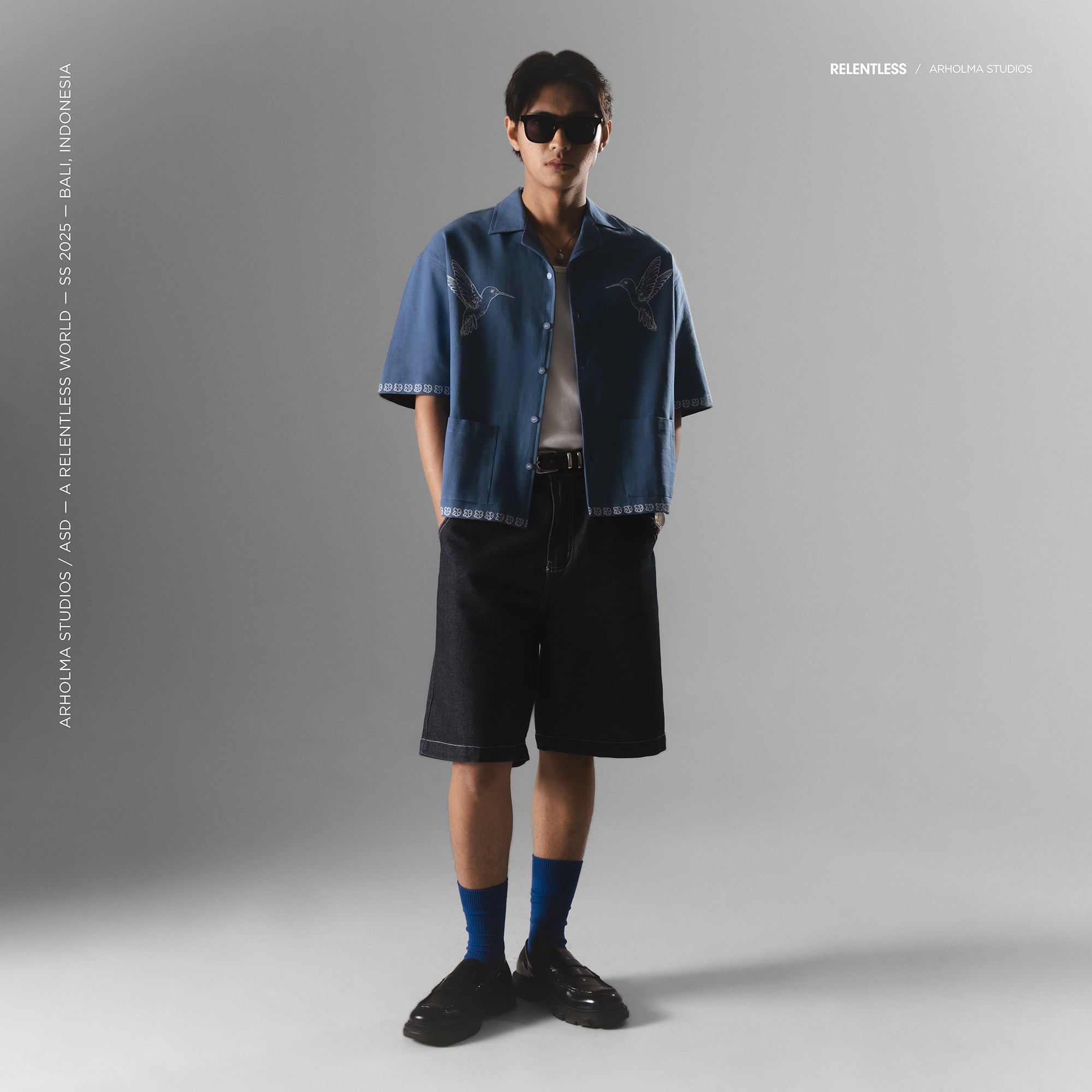 Boxy Shirt Calibri Blue