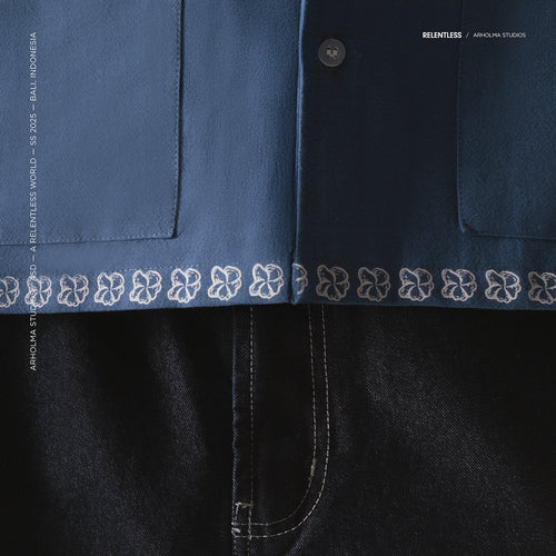 Boxy Shirt Calibri Blue