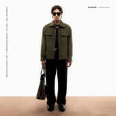 Arholma Studios - Corduroy Zip Jacket 'Hiraeth' Olive