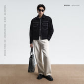 Arholma Studios -  Boxy Double Zip Jacket 'Lanvin' Black