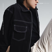 Arholma Studios -  Boxy Double Zip Jacket 'Lanvin' Black