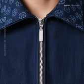 Arholma Studios -  Denim Boxy Zip Jacket 'Louis' Savage Blue
