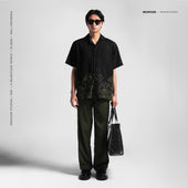 Mushroom Oversized Shirt Black