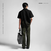 Mushroom Oversized Shirt Black