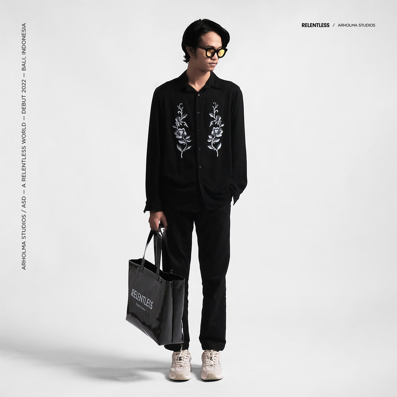 Ottoman Long Sleeve Shirt Black