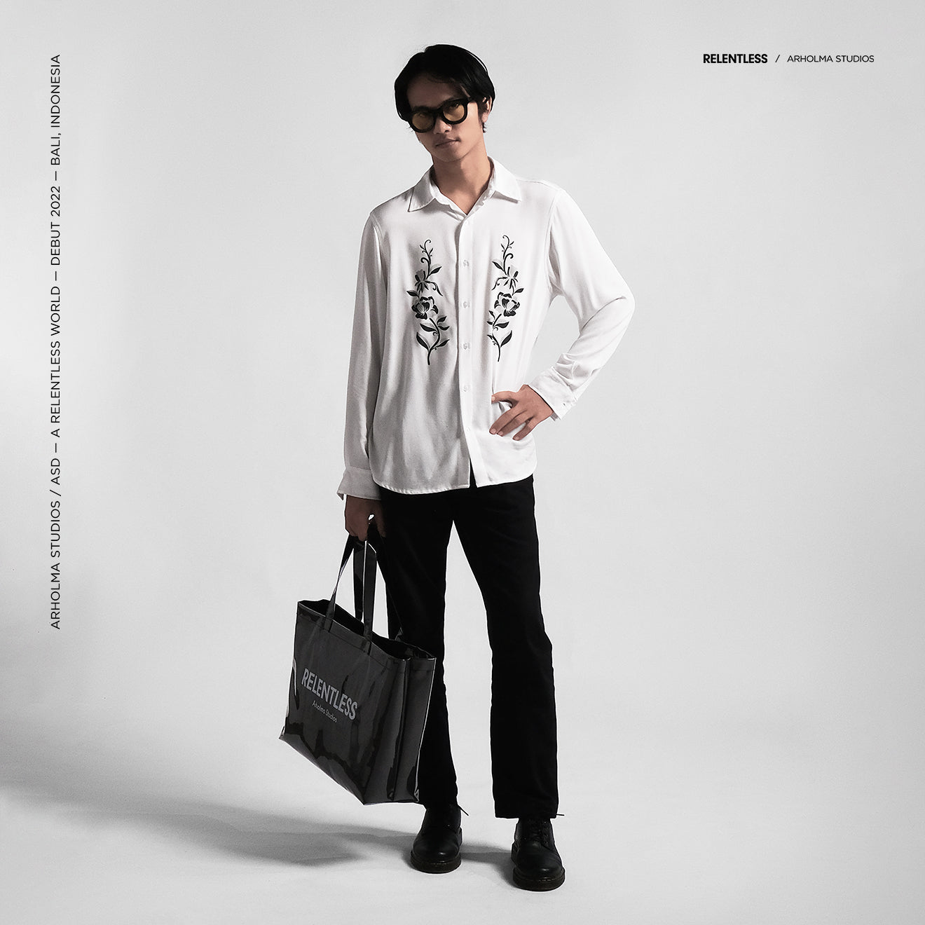 Ottoman Long Sleeve Shirt White
