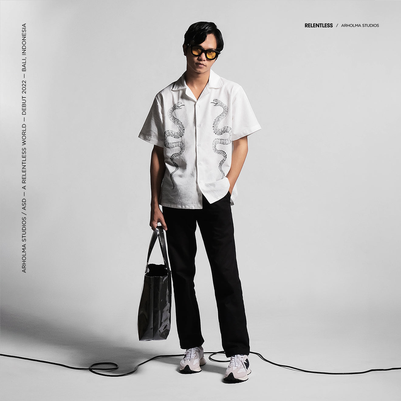 Rattle Oversized Shirt White