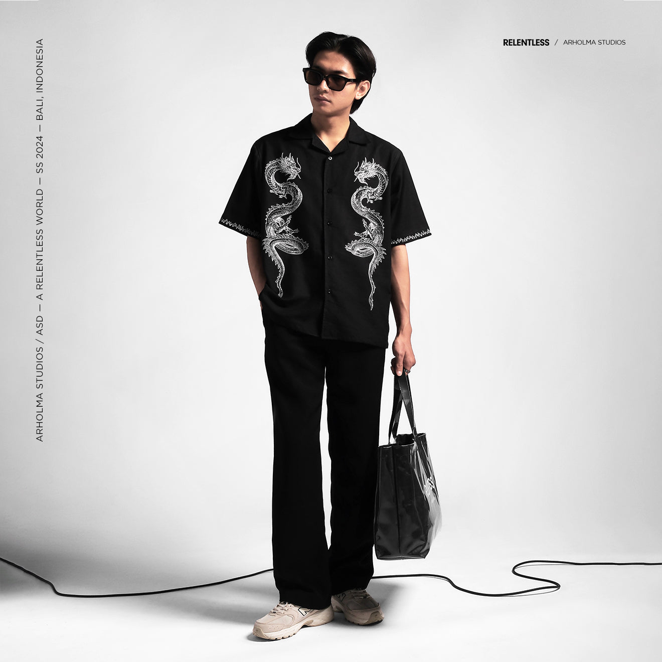 Valerion Oversized Shirt Black