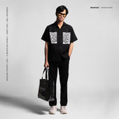 Zebra Oversized Shirt Black