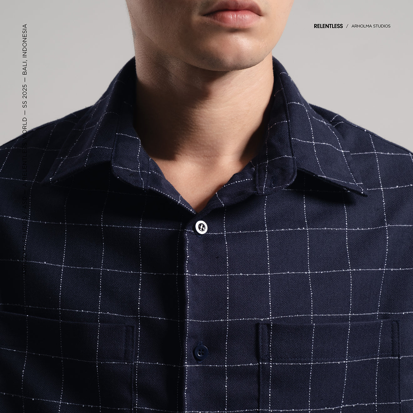 Boxy Shirt Amalfi Plaid Navy
