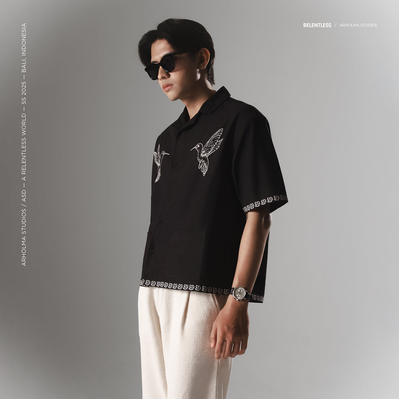 Boxy Shirt Calibri Black
