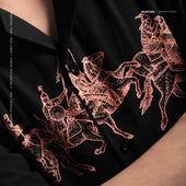 Oversized Shirt Cavalry Black