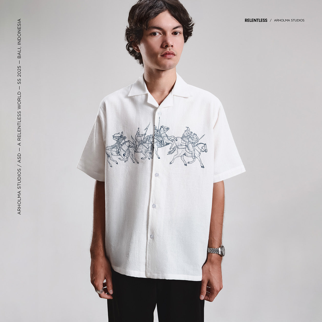 Cavalry Oversized Shirt - White