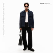 Arholma Studios - Denim Zip Jacket 'Hiraeth' Savage Blue