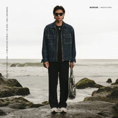Arholma Studios - Denim Zip Jacket 'Hiraeth' Savage Blue