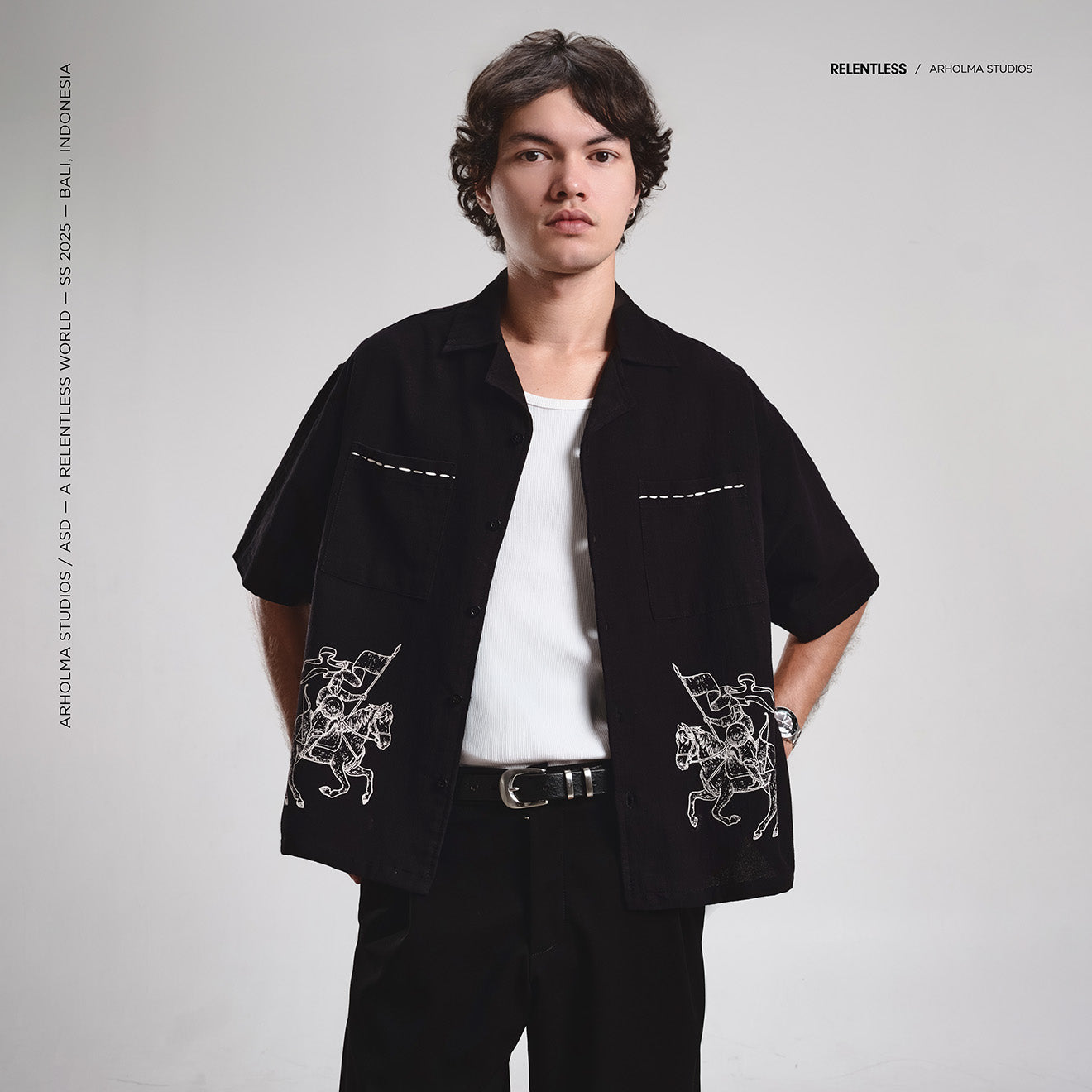 Boxy Shirt Icarus Black