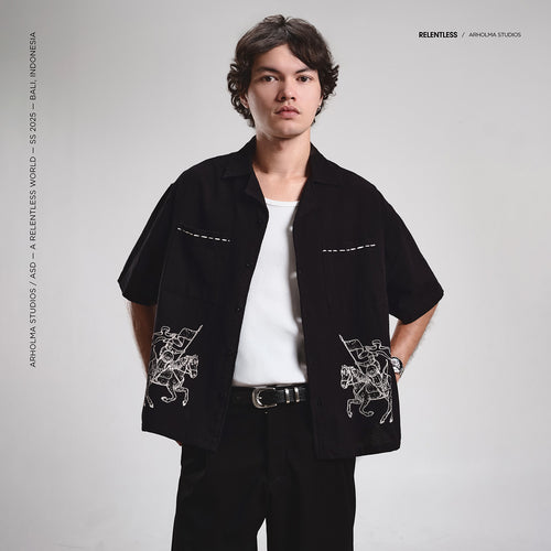 Boxy Shirt Icarus Black