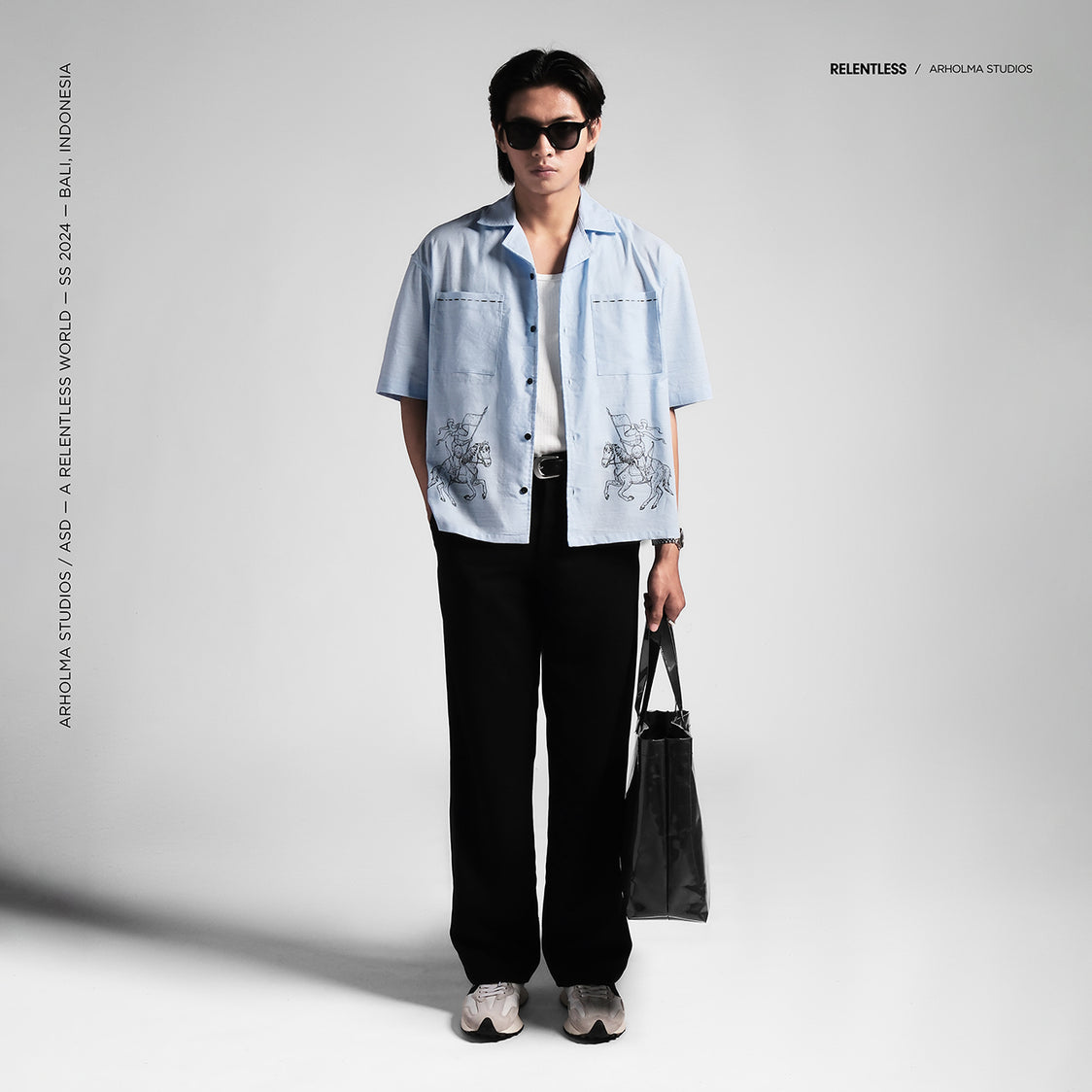 Boxy Shirt Icarus Vista Blue