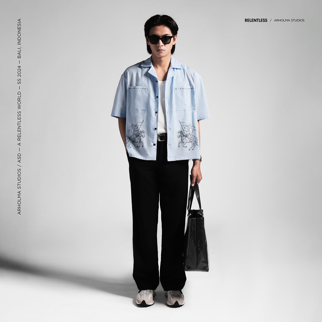 Boxy Shirt Icarus Vista Blue