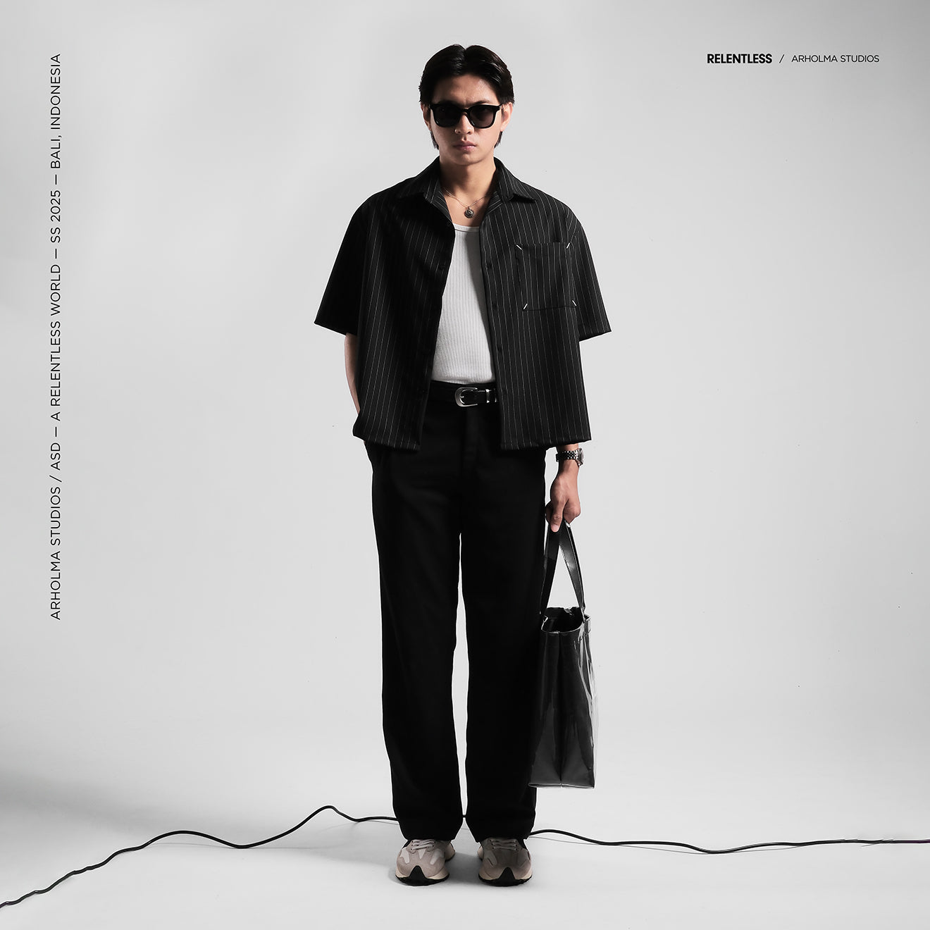 Boxy Shirt Leon Black