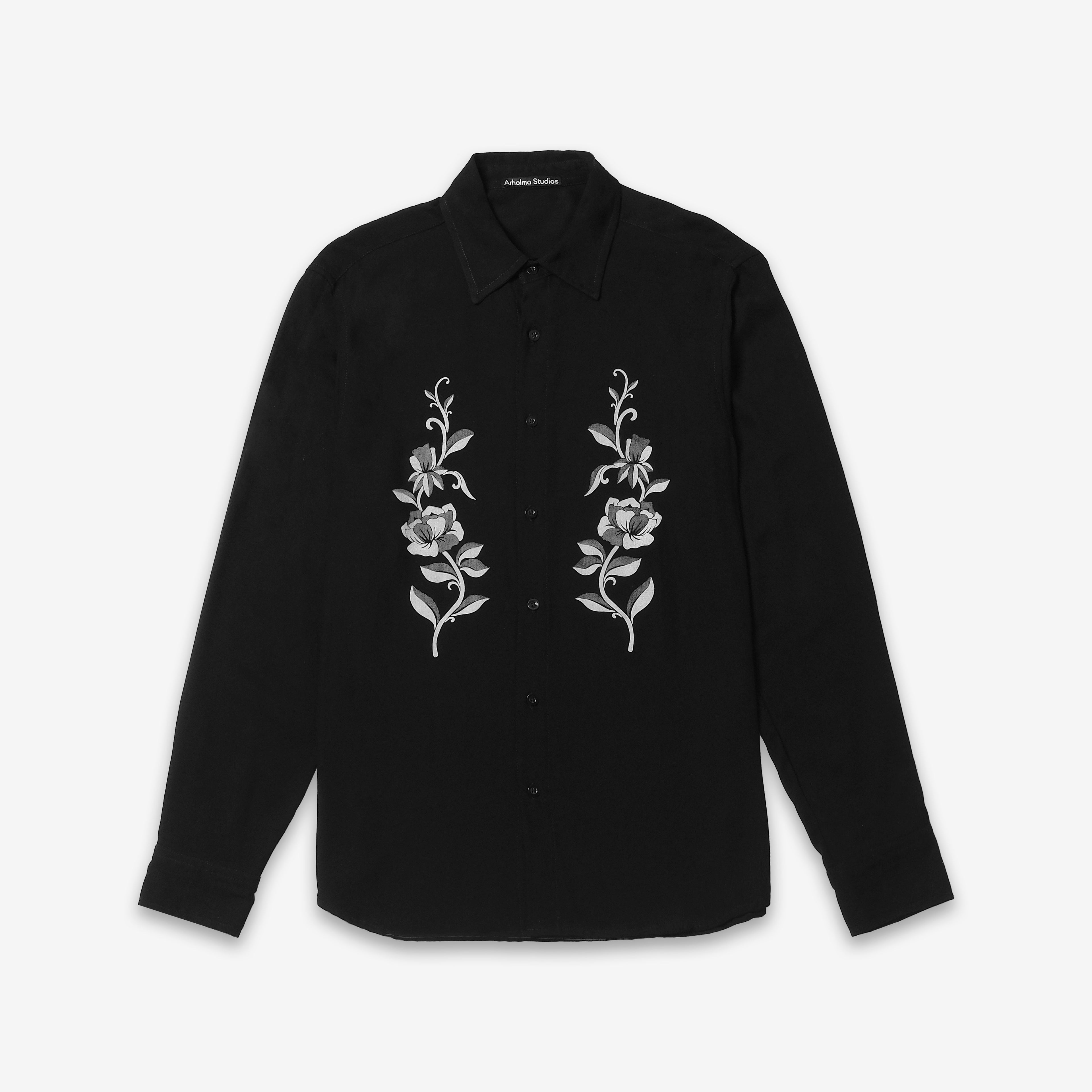 Ottoman Long Sleeve Shirt Black