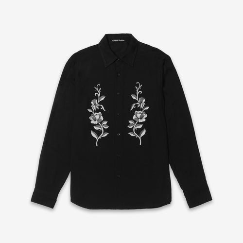 Ottoman Long Sleeve Shirt Black