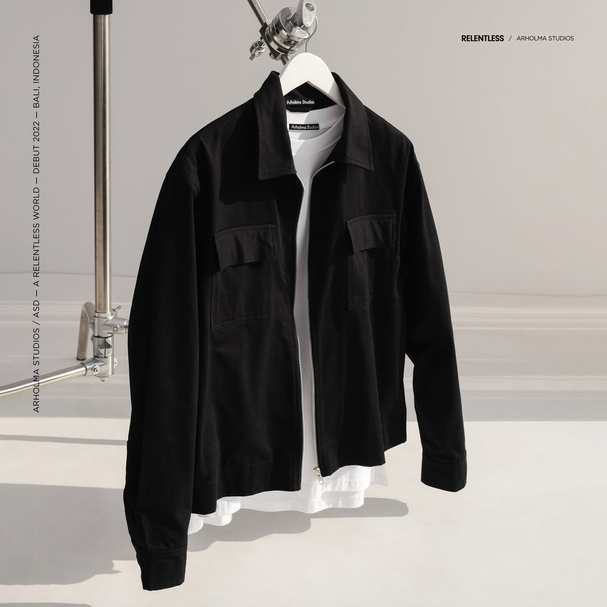 Arholma Studios - Zip Jacket 'Hiraeth' Black