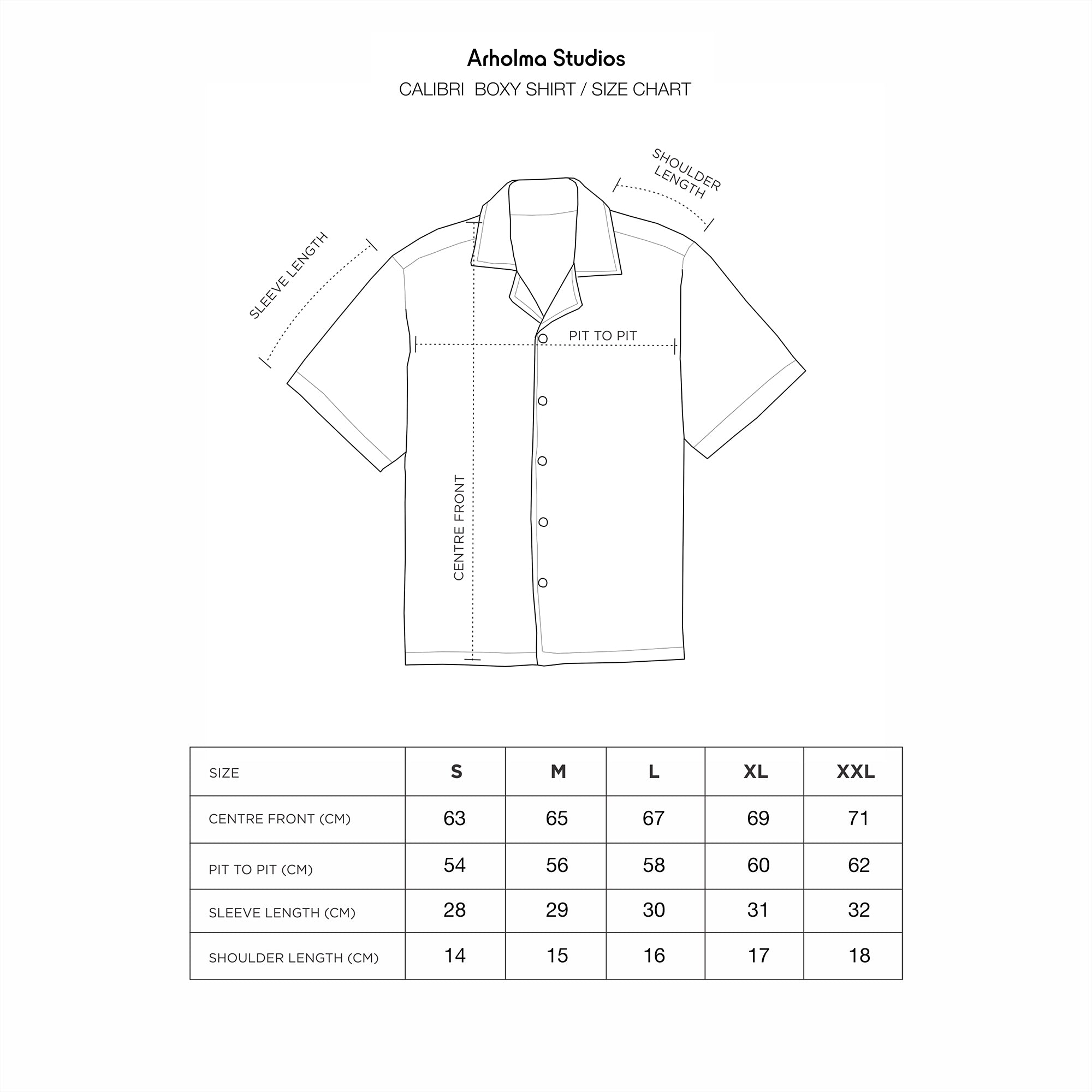 Boxy Shirt Calibri Black