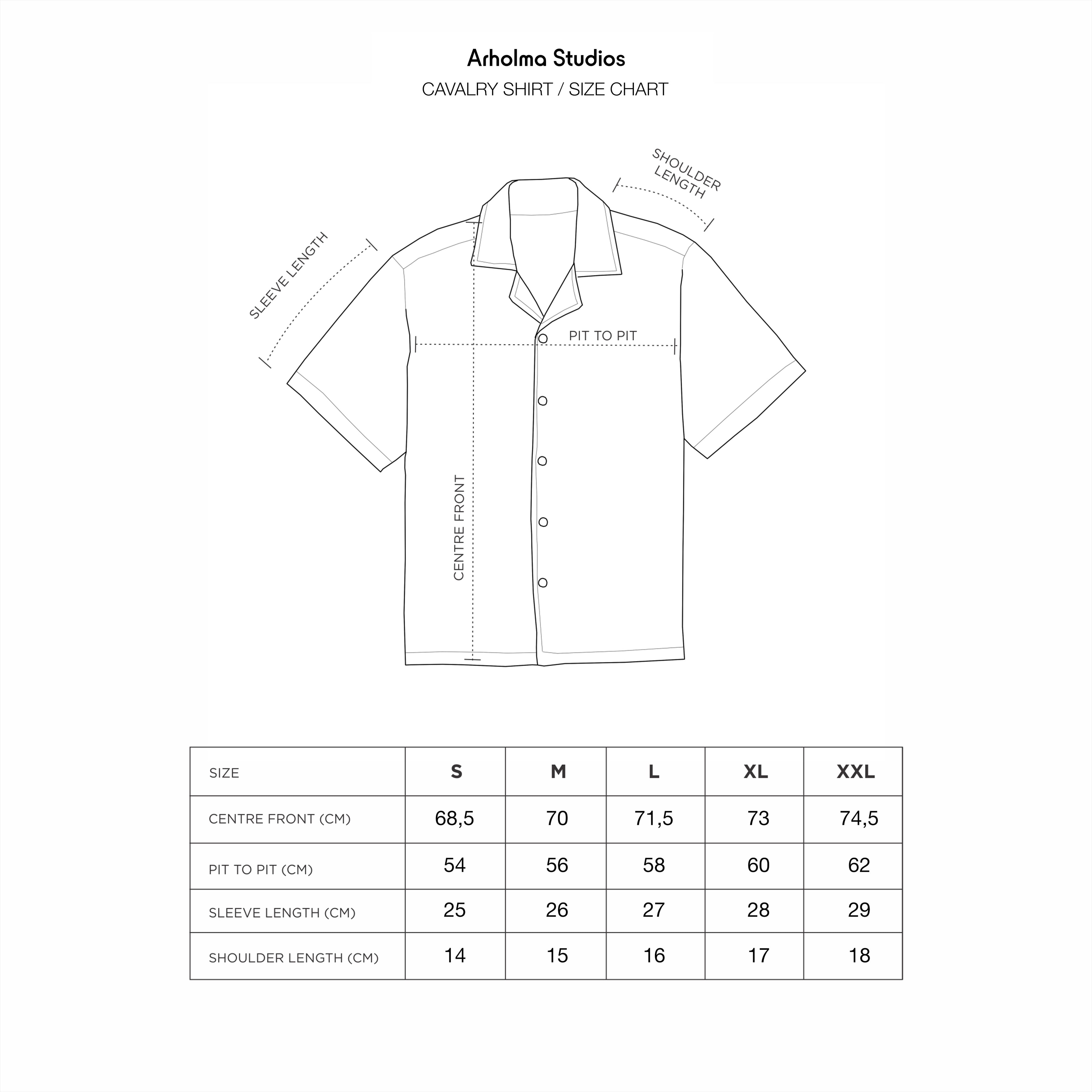 Oversized Shirt Cavalry Emerald Black
