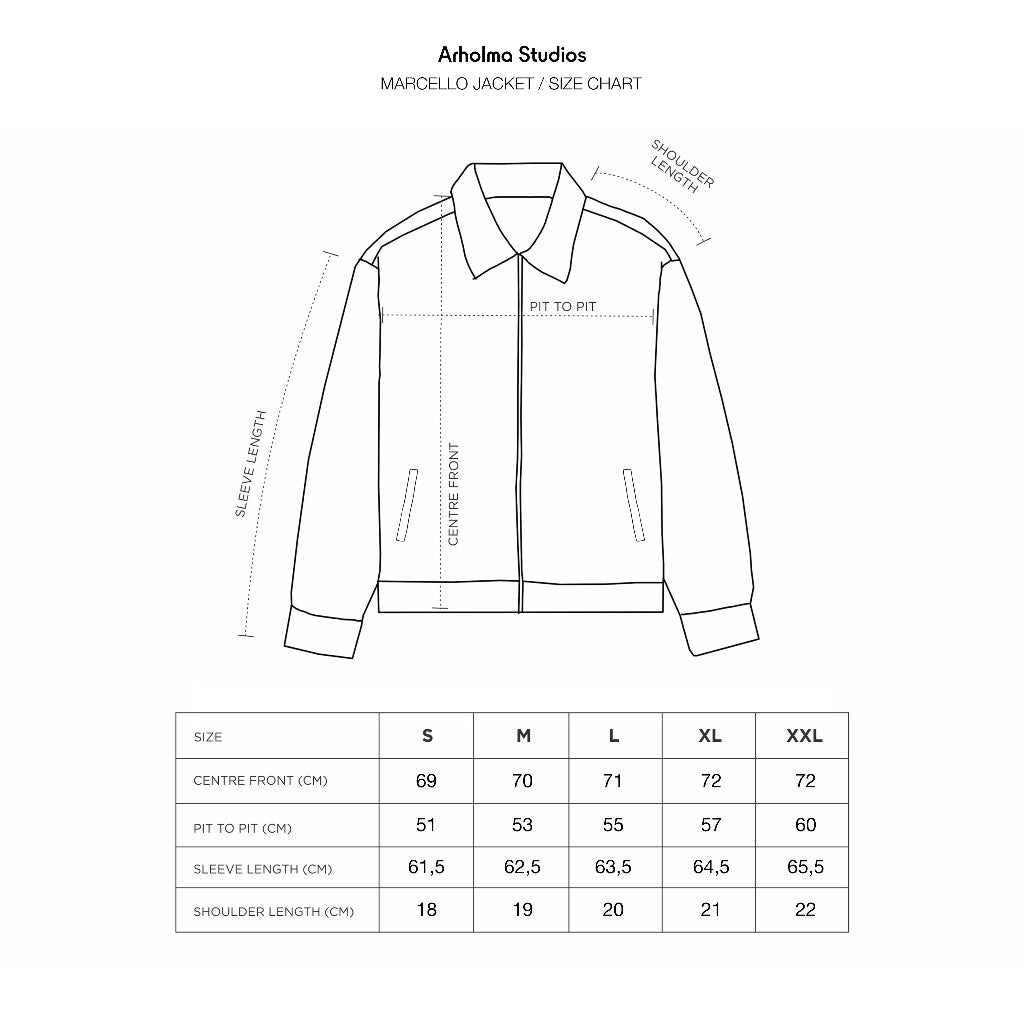 Arholma Studios - Zip Jacket 'Marcello' Black