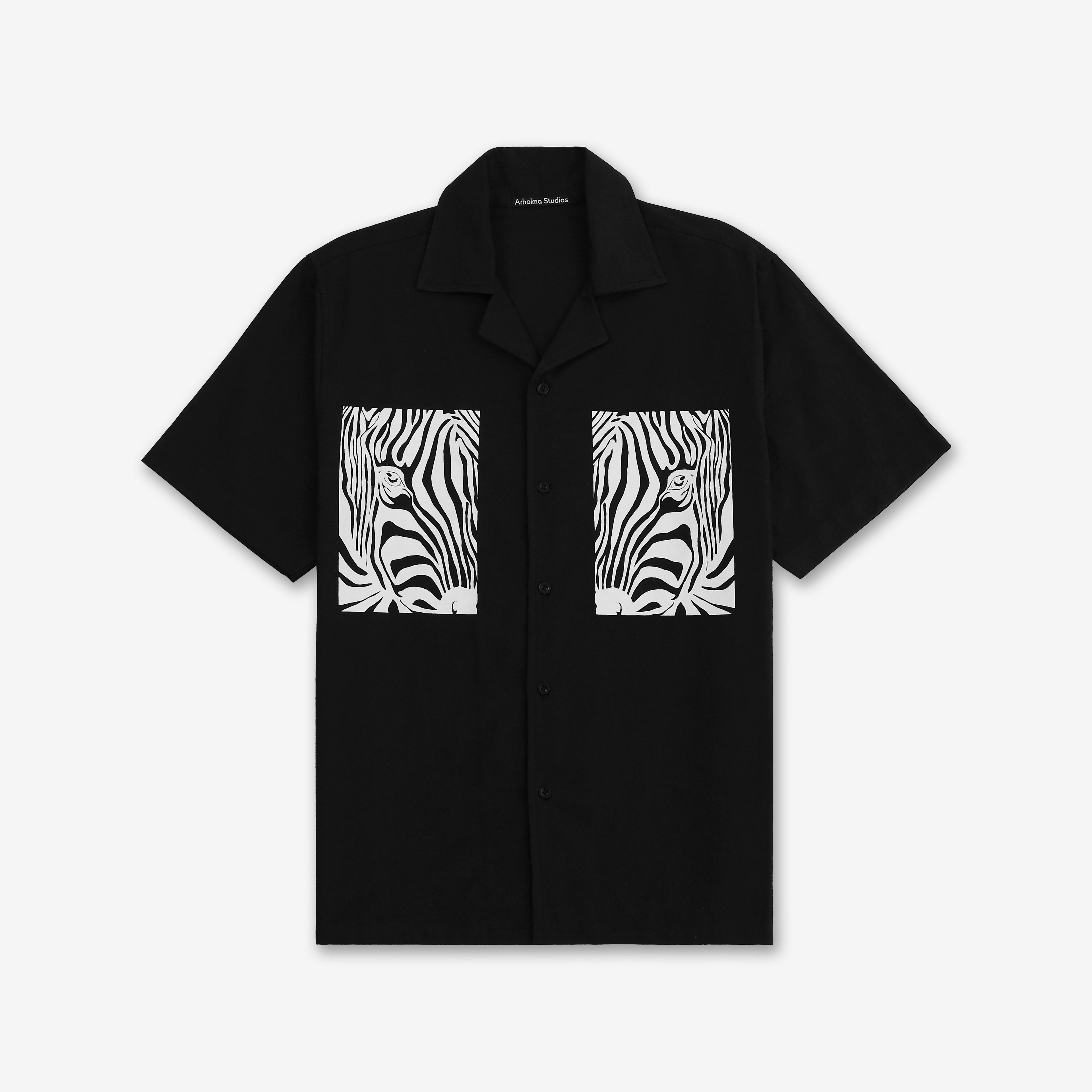 Zebra Oversized Shirt Black