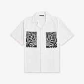 Zebra Oversized Shirt White