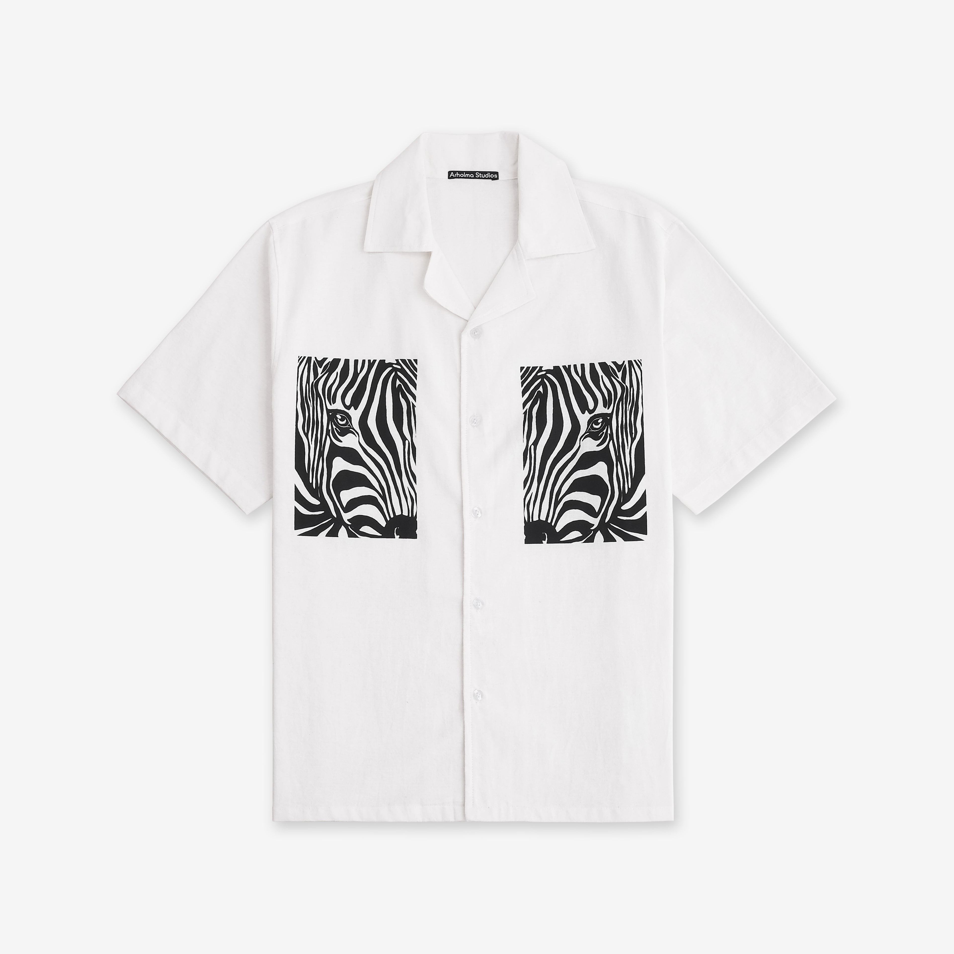 Zebra Oversized Shirt White
